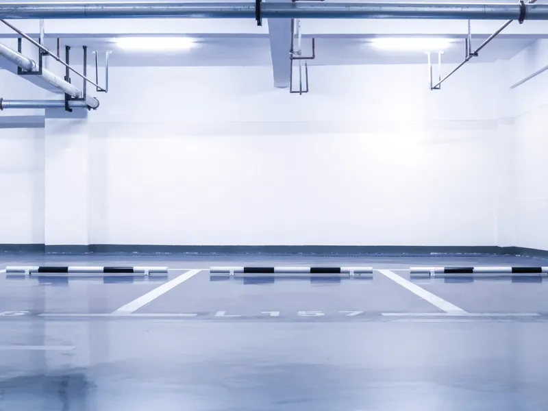 Parkplatzreinigung